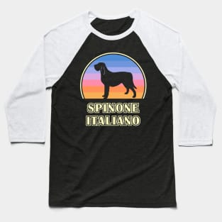 Spinone Italiano Vintage Sunset Dog Baseball T-Shirt